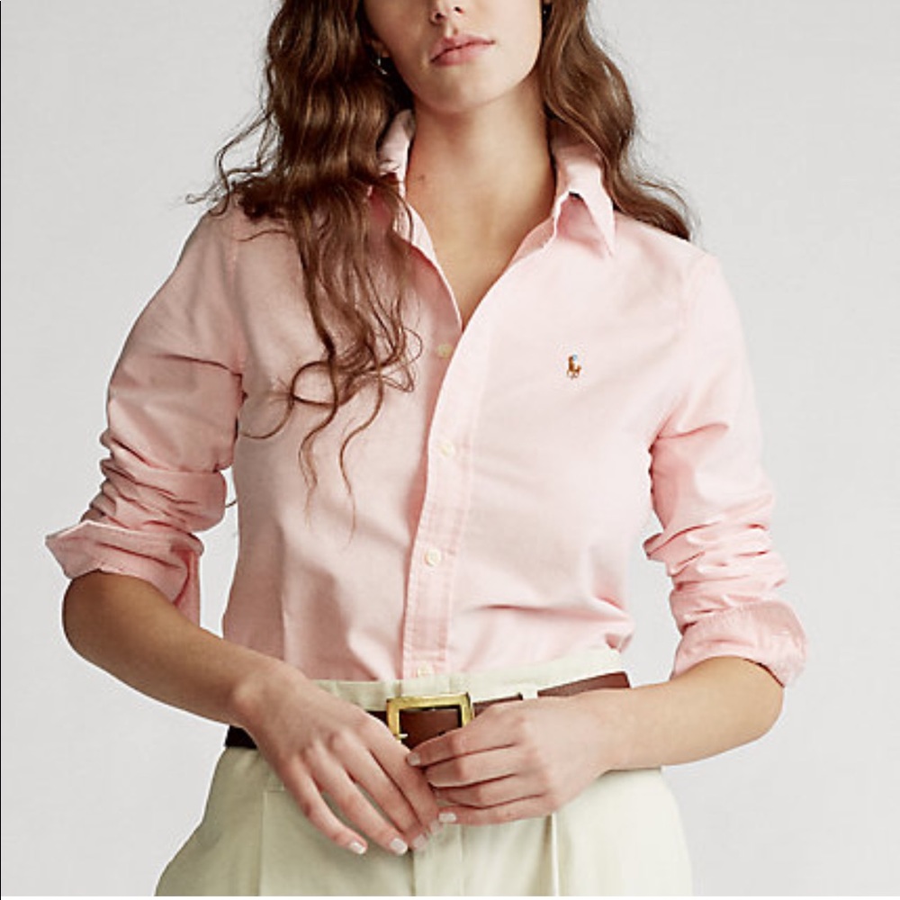 Polo oxford shirt! slim fit size 0